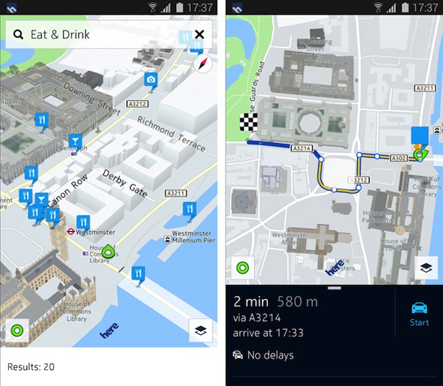 Tính năng tìm đường mạnh mẽ