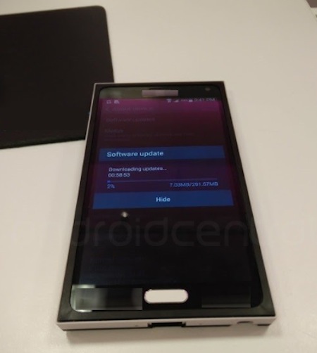 Ảnh rò rỉ mới của Galaxy Note 4