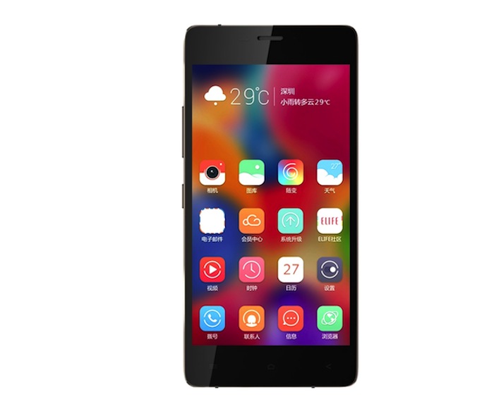 Ảnh mới của Gioness Elife S5.1