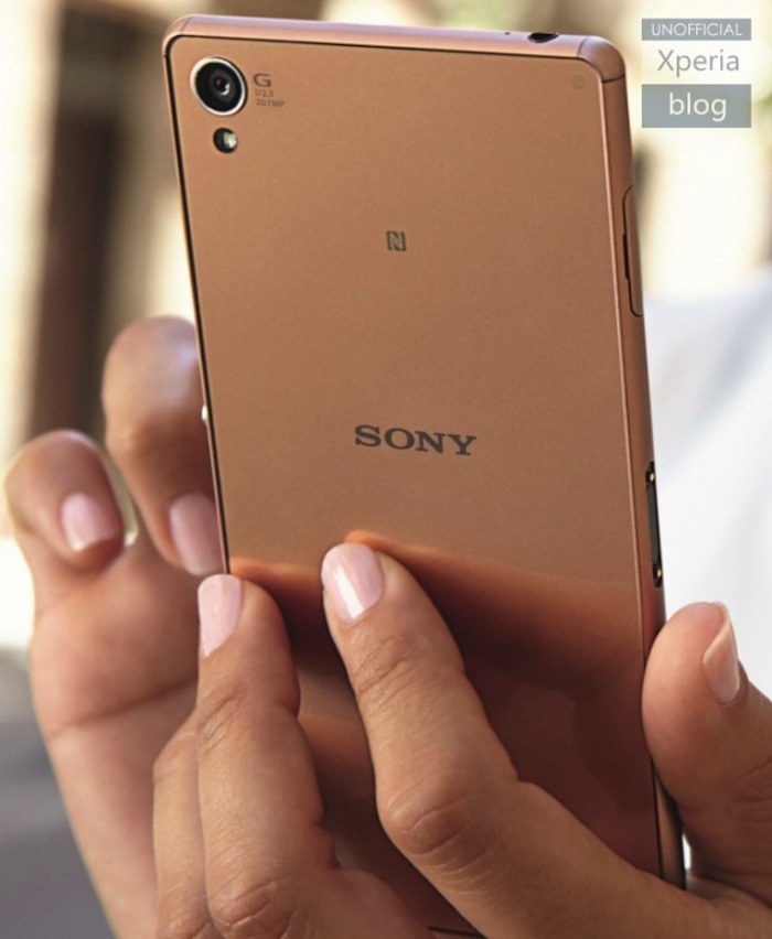 Ảnh phiên bản Xperia Z3 màu mới