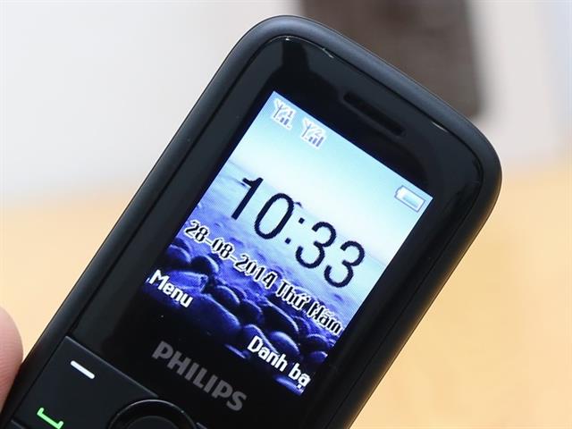 Viền màn hình phía trên có dải loa thoại