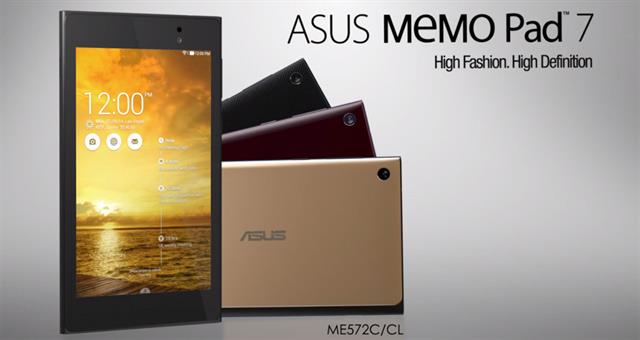 Memo Pad 7 (ME572C), sang trọng và tinh khiết