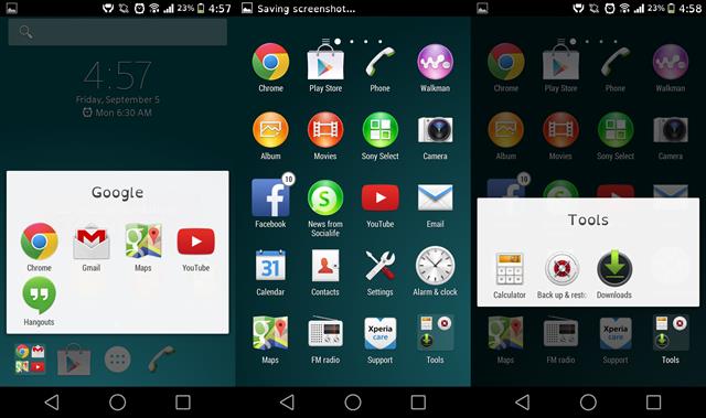Tạo và chỉnh sửa thư mục ứng dụng