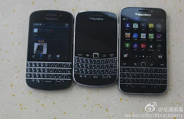 BlackBerry Classic cùng với các dòng BlackBerry khác