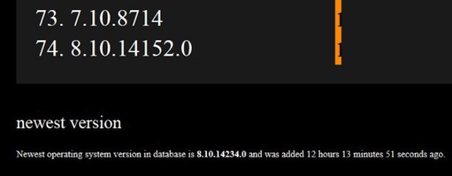 Một bản cập nhật mới lại bị ghi nhận