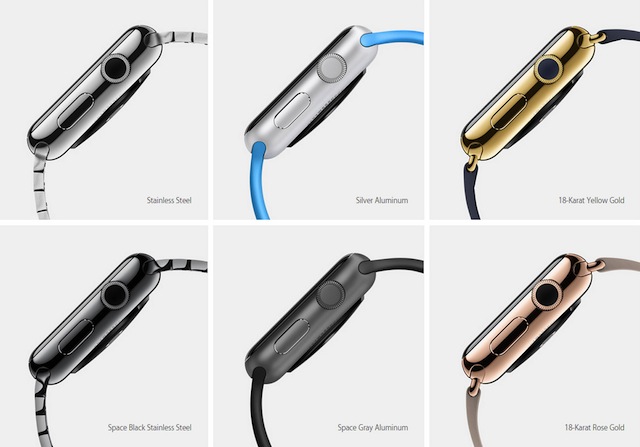 Apple Watch có nhiều phiên bản bằng chất liệu khác nhau
