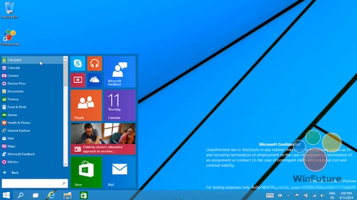 Lộ video giao diện Windows 9, bạn đã sẵn sàng nâng cấp?
