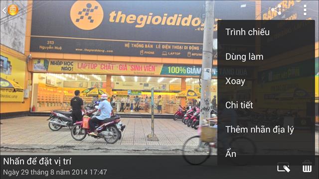 Tùy chỉnh hiệu ứng