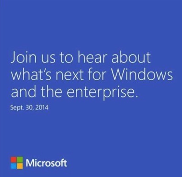 Thư mời cho sự kiện mới của Microsoft