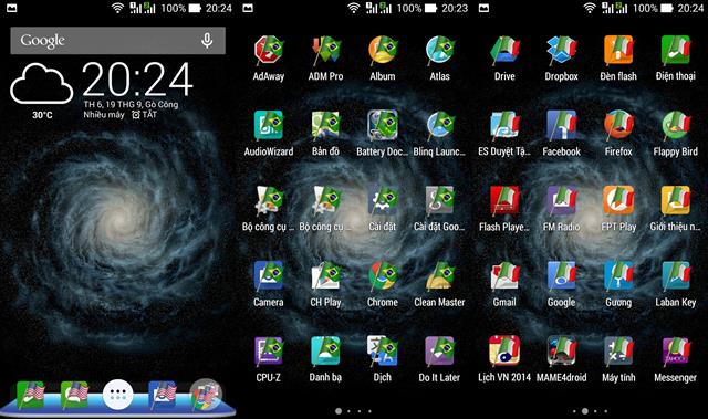 Thêm biểu tượng Quốc Kỳ