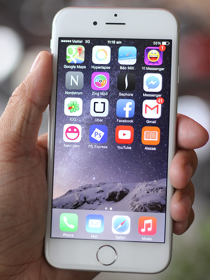 Trên tay nhanh iPhone 6 - Rất mỏng, màn hình đẹp