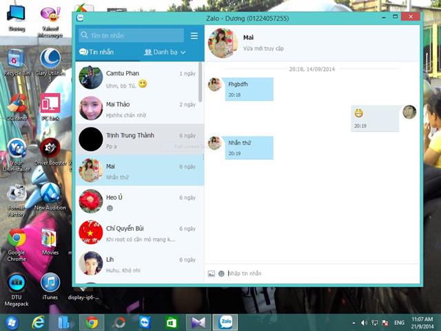 Hiện tại, Zalo PC đã cập nhật lên phiên bản 1.3, sửa lỗi không bỏ được dấu câu khi đánh máy trong lần đăng nhập đầu tiên