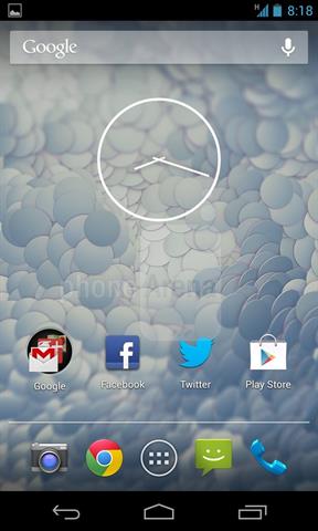 Nexus 4 chạy Android L