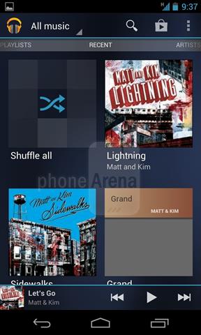 Nexus 4 chạy Android L