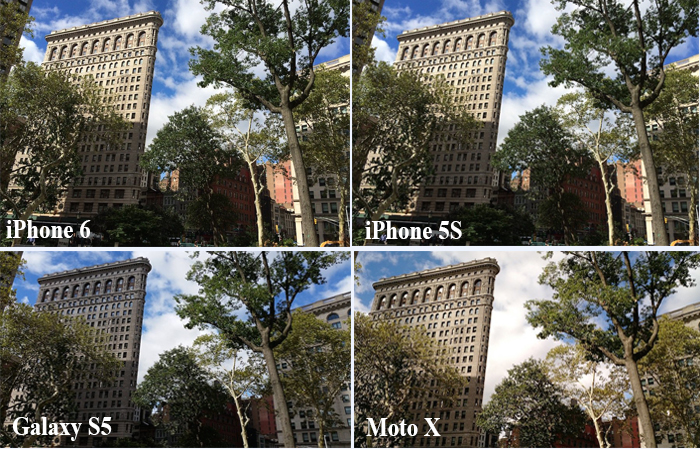 Camera iPhone 6 đọ sức cùng  Galaxy S5, iPhone 5s và Moto X