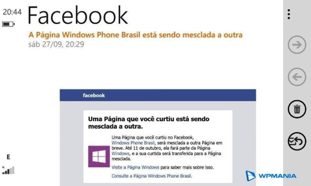 Hai trang Facebook Windows và Windows Phone ở Brazil sắp hợp nhất