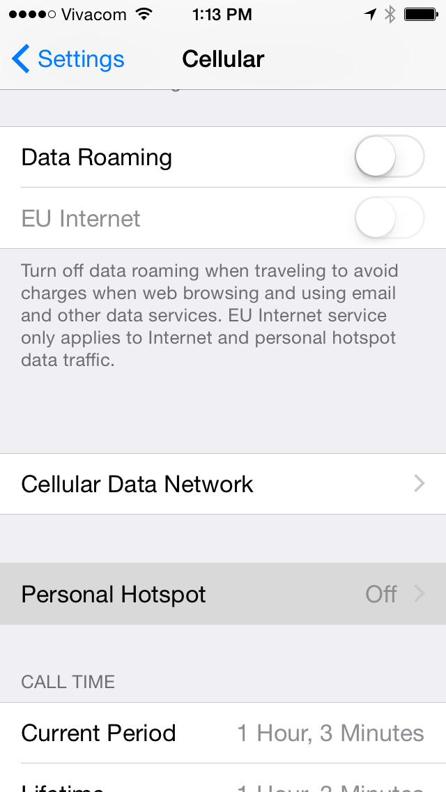6. Theo mặc định, tùy chọn bị vô hiệu hóa