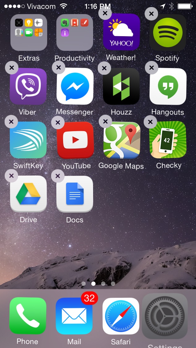 1. Trước tiên, hãy vào phần Cài đặt hệ thống (Settings)