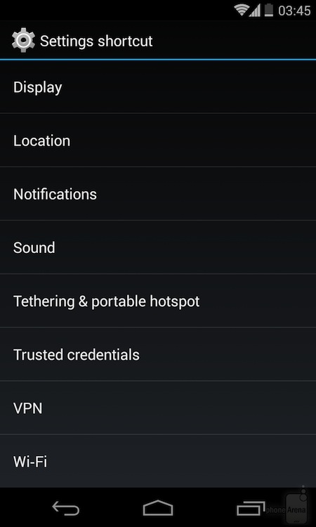 Liên kết shortcut với tính năng cần tuỳ chỉnh