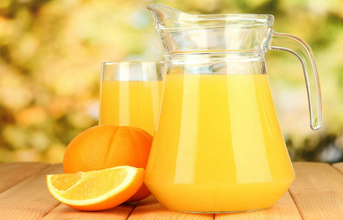 Fresh orange juice helps boost the immune system