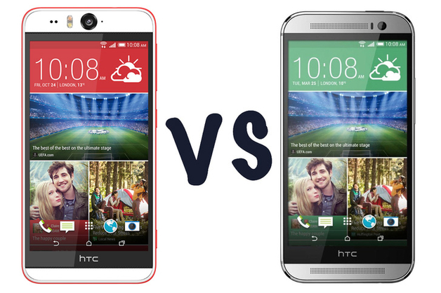 HTC Desire Eye đối đầu cùng One M8