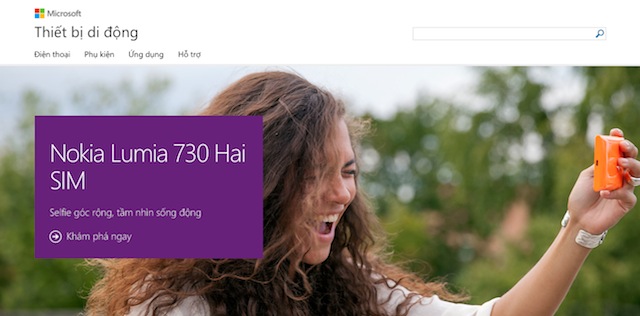 Trang web mới do Microsoft quản lý