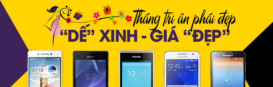 Tháng tri ân phái đẹp Tháng tri ân phái đẹp - Dế xinh Giá đẹp