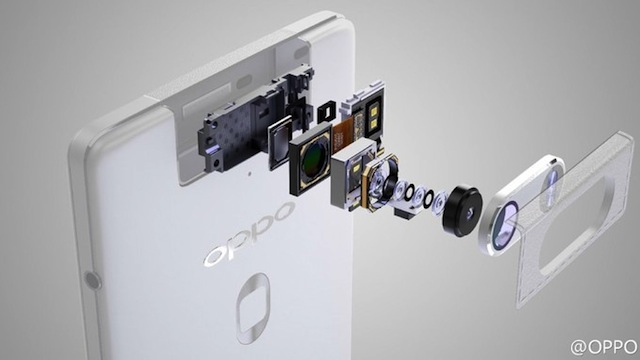 Cụm camera tối tân của Oppo N3