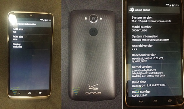 Ảnh thực tế của Motorola Droid Turbo