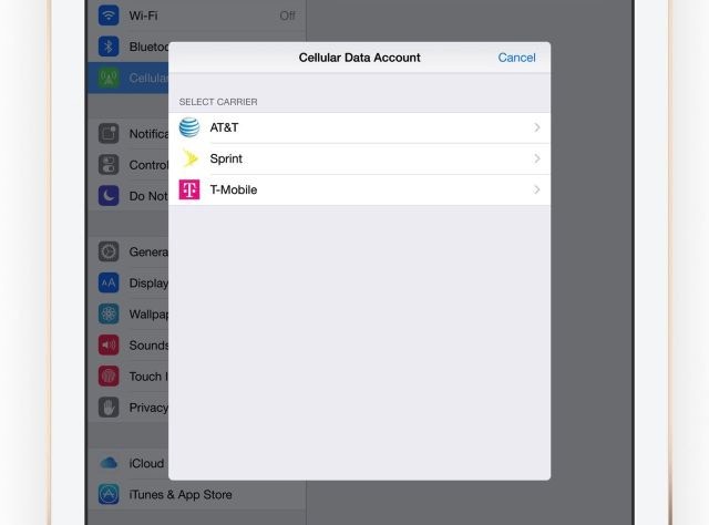 Người dùng có thể bị khoá vào một nhà mạng nào đó