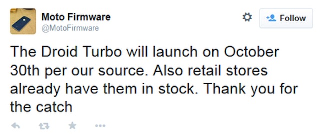 Droid Turbo sẽ bán ra chỉ hai ngày sau khi được giới thiệu