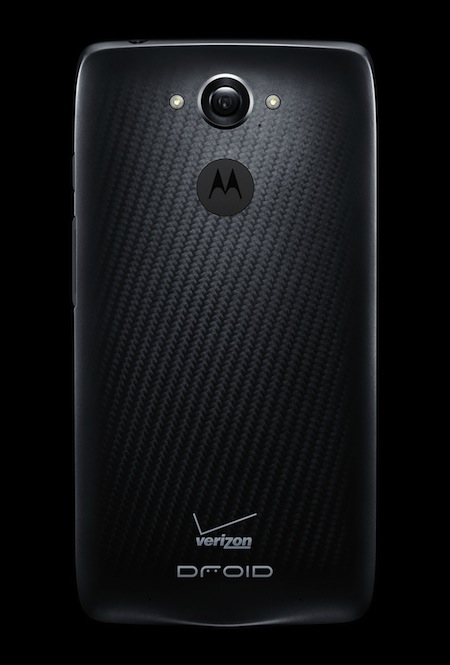 Mặt sau của Droid Turbo