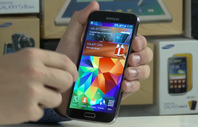 Giao diện mới của Galaxy S5 chạy Android 5.0 Lollipop