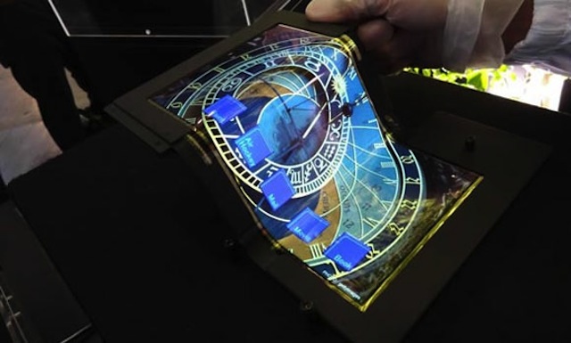 Màn hình 8.7 inch gấp 3 của SEL