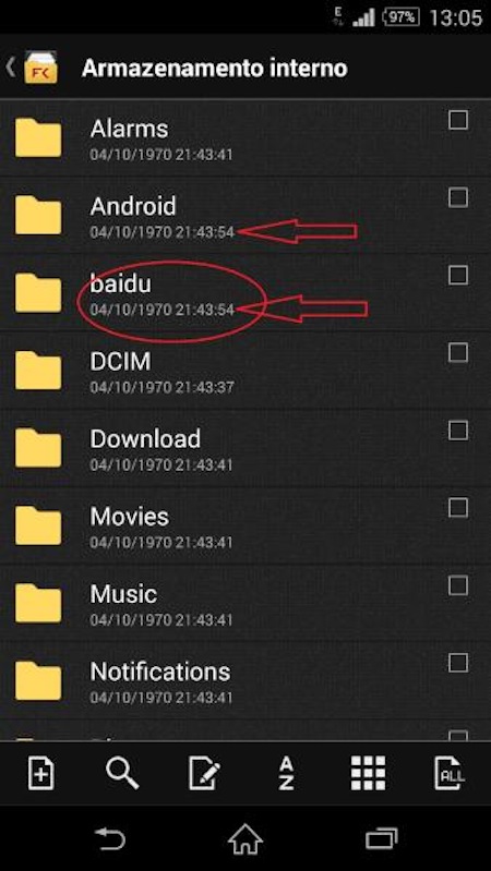 Bản cập nhật làm cho thư mục “baidu” biến mất?