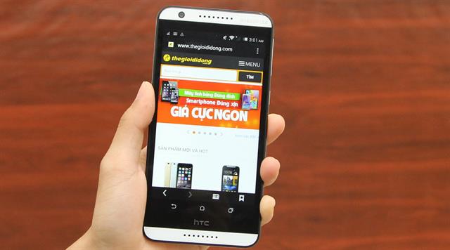 HTC Desire 820S được thegioididong phân phối với giá bán tham khảo khoảng 7.790.000 đồng