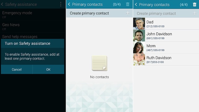 Thêm số liên lạc tin cậy