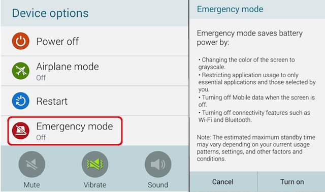 Kích hoạt chế độ