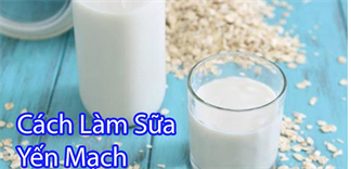 Sữa yến mạch: Công thức làm sữa yến mạch siêu ngon, bổ dưỡng