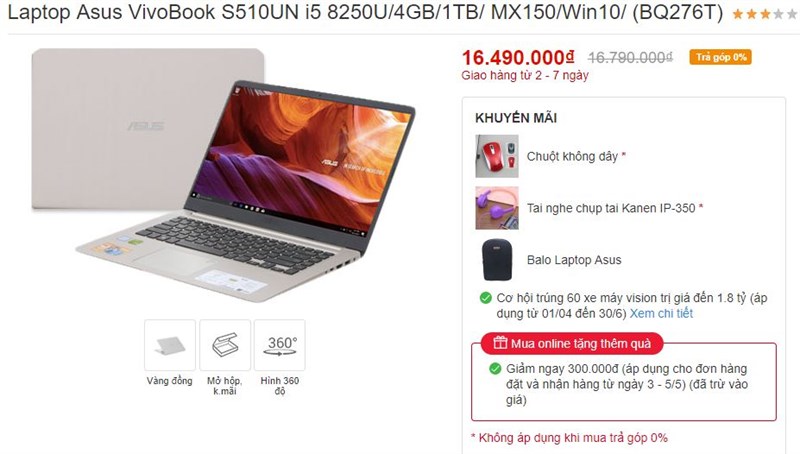 Top 5 laptop mỏng nhẹ nhiều khuyến mại, đáng mua cuối tuần Top 5 laptop mỏng nhẹ nhiều khuyến mại, đáng mua cuối tuần