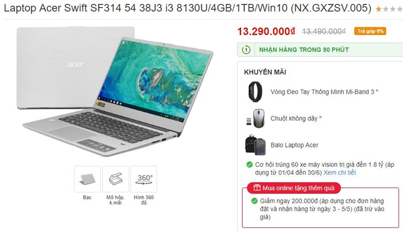 Top 5 laptop mỏng nhẹ nhiều khuyến mại, đáng mua cuối tuần Top 5 laptop mỏng nhẹ nhiều khuyến mại, đáng mua cuối tuần