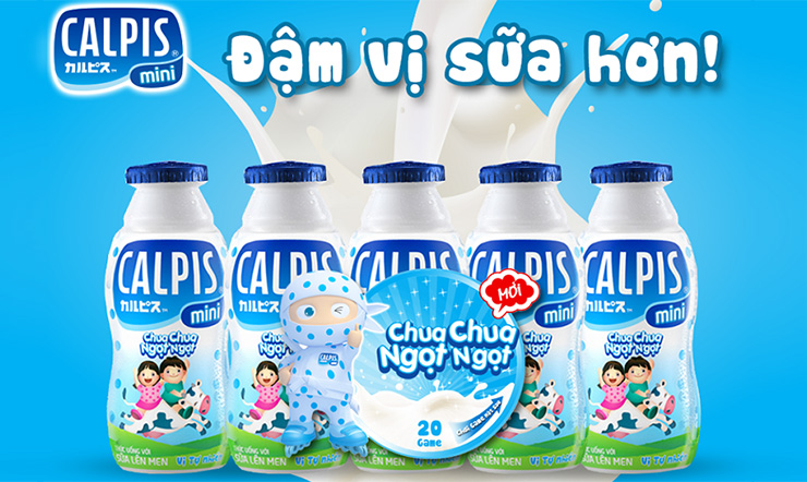 Sữa chua uống Calpis sản phẩm hỗ trợ tiêu hoá đến từ Nhật Bản