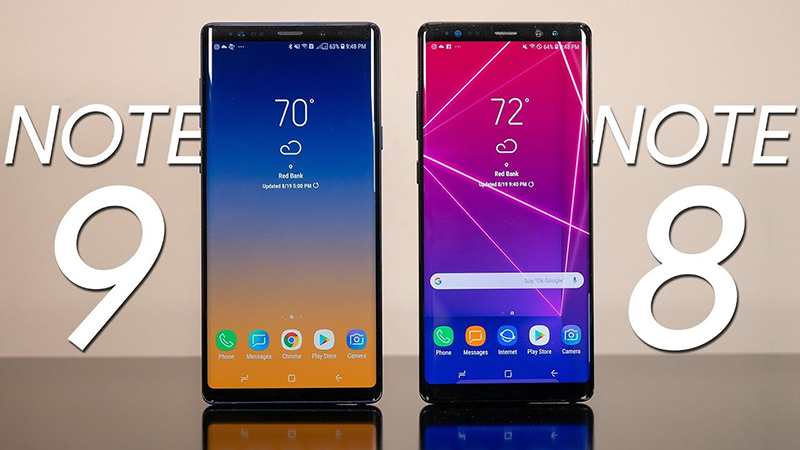 Note 8 so với Note 9 Note 8 so với Note 9