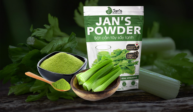 bột cần tây jan's powder