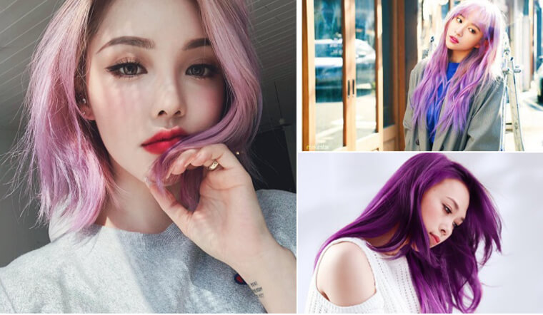 Trend nhuộm tóc màu tím chưa bao giờ hết hot, thử ngay những màu này