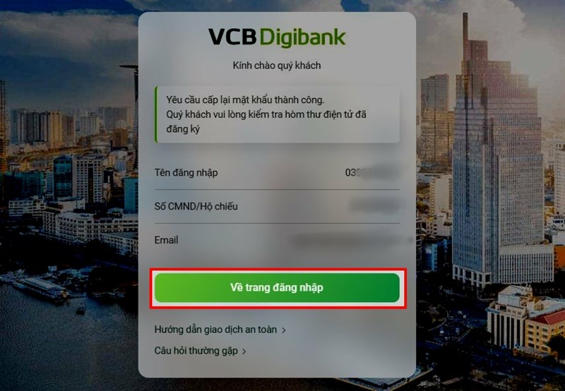 Cách khôi phục mật khẩu tài khoản Vietcombank online siêu nhanh mà không phải ai cũng biết Cách khôi phục mật khẩu tài khoản Vietcombank online siêu nhanh mà không phải ai cũng biết