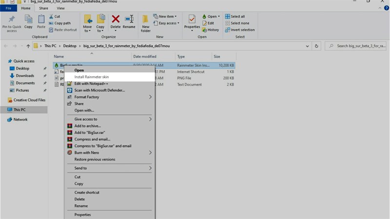 Cài đặt giao diện giống macOS Big Sur / iOS 14 cho máy tính Windows 10 Cài đặt giao diện giống macOS Big Sur / iOS 14 cho máy tính Windows 10