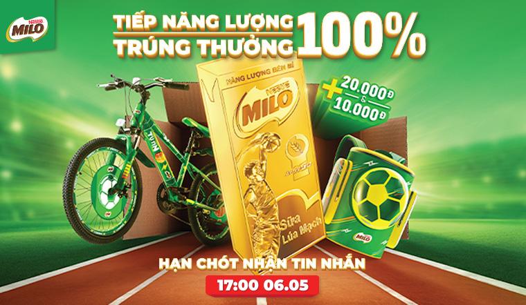 MUA 1 THÙNG SỮA MILO UỐNG LIỀN - CÀO TRÚNG THƯỞNG 100%