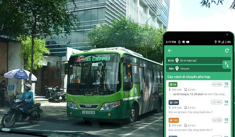 Hướng dẫn sử dụng ứng dụng BusMap để tra cứu tuyến xe Bus