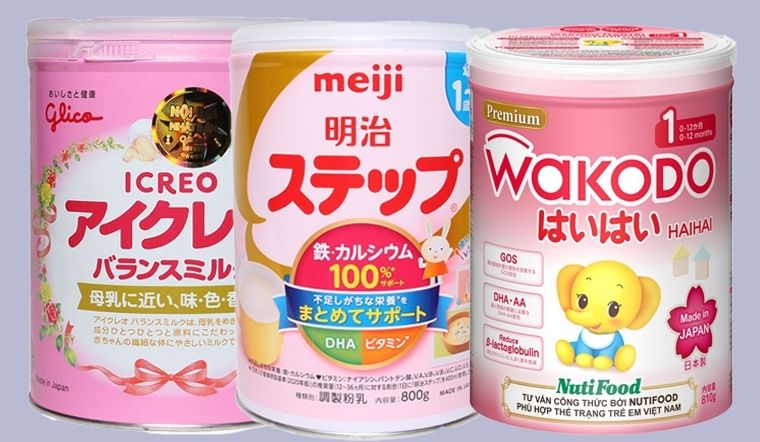 5 loại sữa bột Nhật Bản dành cho mọi đối tượng